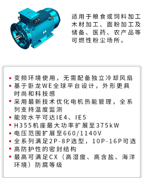 臥龍推出高效電機(jī)