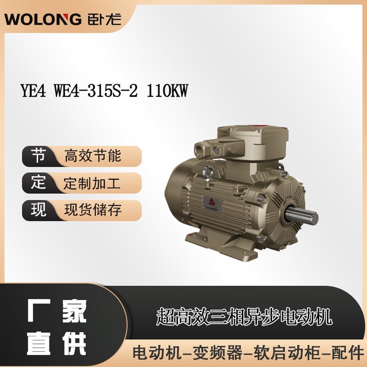 YE4 WE4-315S-2 110KW 變頻調(diào)速一體機(jī)低振動(dòng)三相異步(圖1) YE4 WE4-315S-2 110KW 變頻調(diào)速一體機(jī)低振動(dòng)三相異步(圖1)